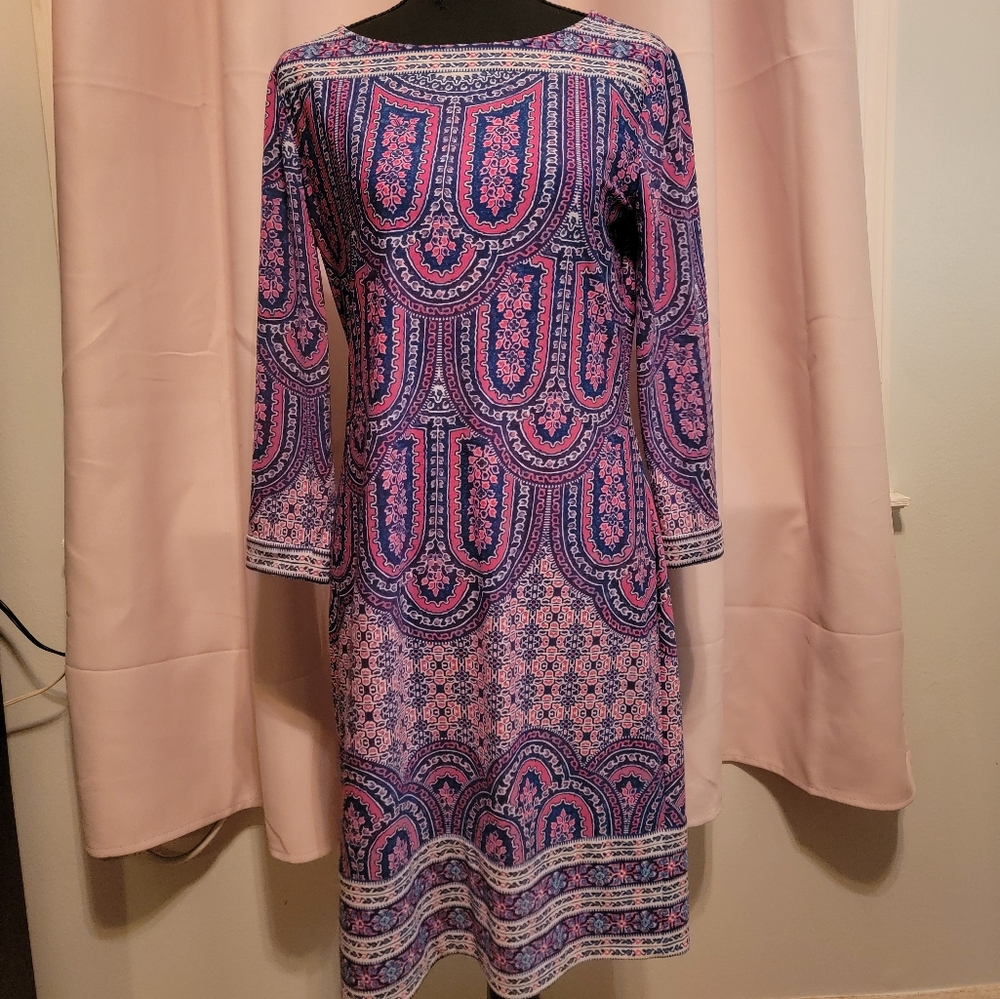 Vintage 90s BCBGMaxAzria Long Sleeved Dress